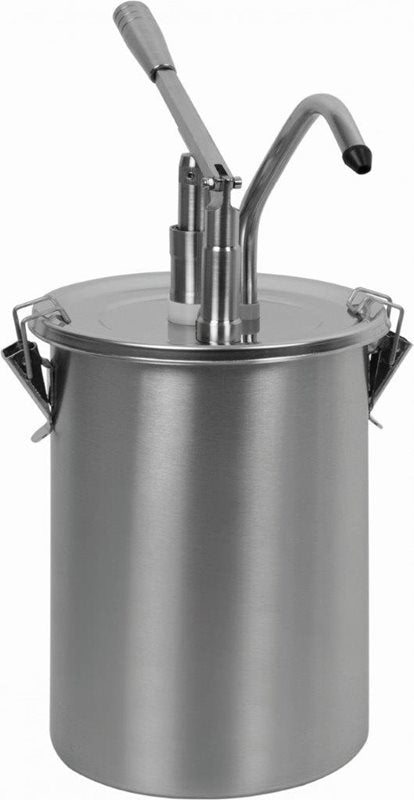 Saro Såsdispenser 4,5 L, Rostfritt stål, Justerbar dosering