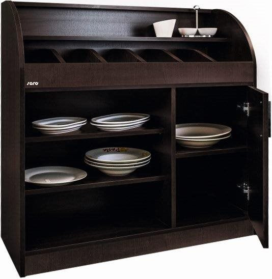 Saro Serveringsdisk Wenge, Träfaner, 1000 x 400 x 1065
