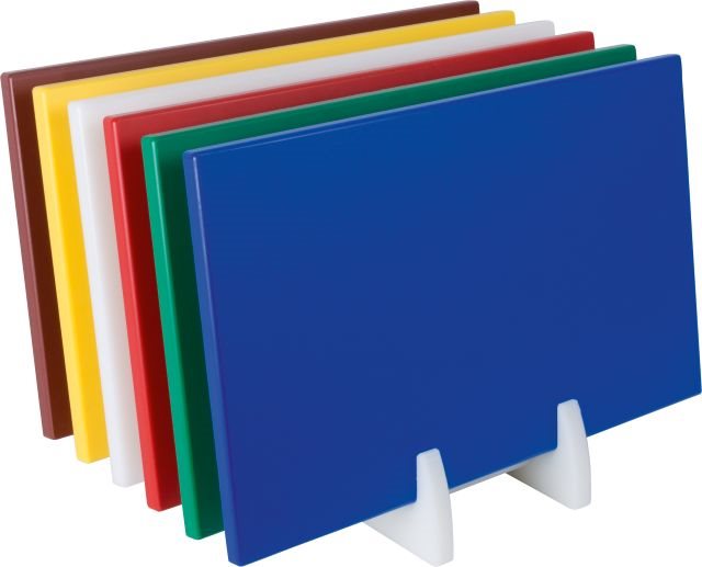 Saro skärbräda i polyeten, halkfria fötter
