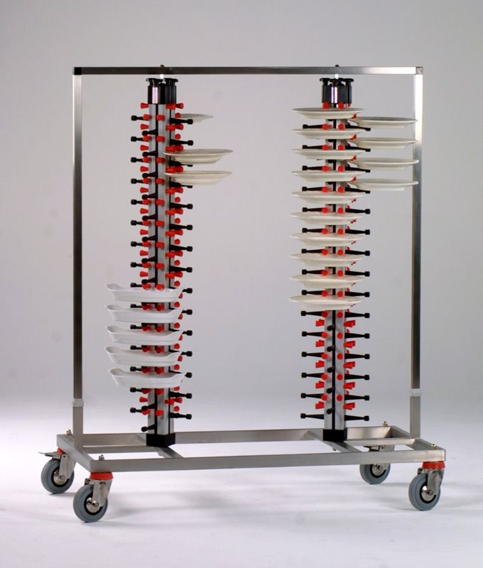 Saro tallriksstaplingssystem Plate-Mate modell TWIN-120