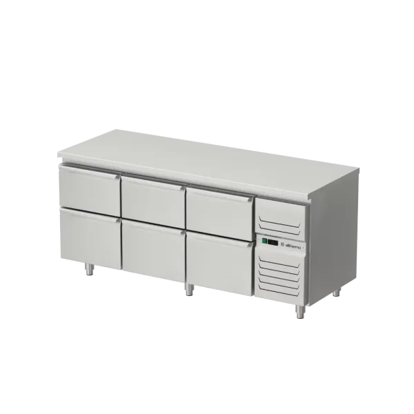 Allthermo kylbänk med 6 draglåda – BKB-190-A