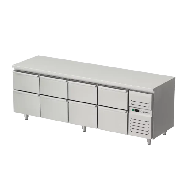 Allthermo kylbänk med 8 draglåda – BKB-240-A