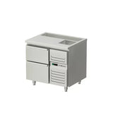 Allthermo Barkylbänk med 2 draglåda – BKBF-90-A