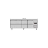 Allthermo kylbänk med 8 draglåda – BKB-240-A