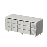 Allthermo kylbänk med 12 draglådor GN 1/1 – KHT-200-A
