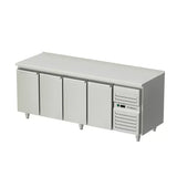 Allthermo kylbänk med 4 dörrar GN 1/1 – KB-210-A-GN