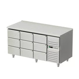 Allthermo kylbänk med 9 draglådor GN 1/1 – KHT-160-A