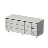Allthermo kylbänk med 9 draglådor GN 1/1 – KHT-200-A-6