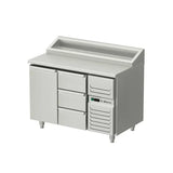 Allthermo Kallskänksbänk med 1dörr och 3 draglådor och standard kylränna GN 1/1 – KHK2-120-A