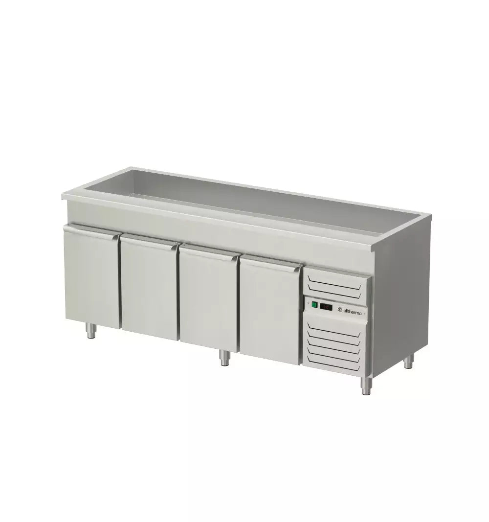 Allthermo salladkyl med helbrunn och 4 dörrar GN 1/1 i olika storlek – KBB-2