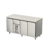 Allthermo kylbänk med 3 dörrar och 1 draglåda GN 1/1 – MKB-1675-P