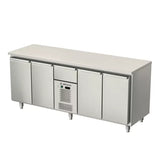 Allthermo kylbänk med 4 dörrar och 1 draglåda GN 1/1 – MKB-2100-P