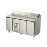Allthermo Kallskänksbänk med 3 dörrar och 1 draglåda GN 1/1 – MKBK-1675-A