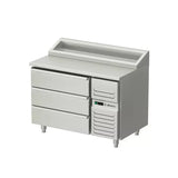 Allthermo Kallskänksbänk med 3 draglådor och standard kylränna GN 1/1 – KHK-120-A-3