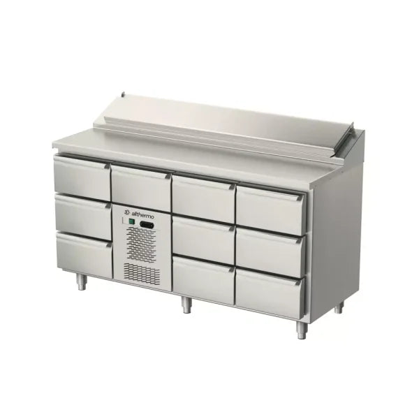 Allthermo Kallskänksbänk monoblock med 10 draglådor GN 1/1 – MKHK-1635-A