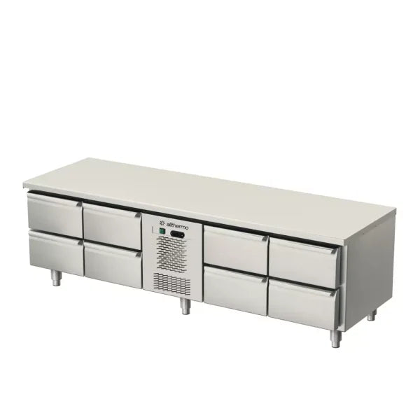Allthermo Grillkylbänk 8 draglådor GN 1/1 150mm – MGKB-2035-P