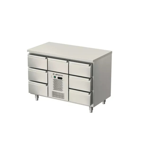 Allthermo Kylbänk monoblock med 7 draglådor GN 1/1 – MKHT-1235-P