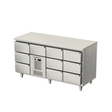Allthermo Kylbänk monoblock med 10 draglådor GN 1/1 – MKHT-1635-P