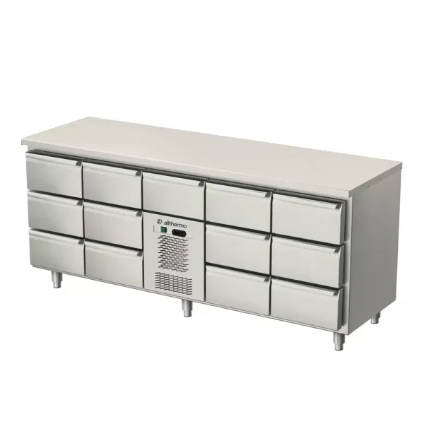 Allthermo Kylbänk monoblock med 13 draglådor GN 1/1 – MKHT-2035-P
